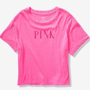 VS PINK Girlfriend Cropped Tee M